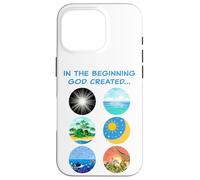 In The Beginning GOD Created: School Teacher & Kids Creation Case for iPhone 16 Pro