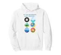 In The Beginning GOD Created: School Teacher & Kids Creation Pullover Hoodie