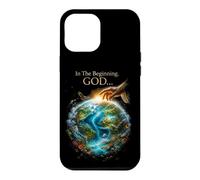 In The Beginning GOD... Earth Genesis 1:1 Bible Verse Nature Case for iPhone 12 Pro Max