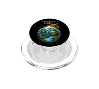 In The Beginning GOD... Earth Genesis 1:1 Bible Verse Nature PopSockets PopGrip for MagSafe