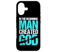 In the Beginning Man Created God - Atheism Anti Christian Case for iPhone 17
