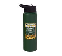 in The Bones of The Past - Dinosaur Paleontologist Stainless Steel Insulated Water Bottle