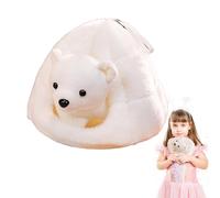 In the cave plush toy, soft toy - cute cuddly toys, plush toys for cuddling, polar bear penguin plush toy, gift for children, girls, cute plush toys decoration