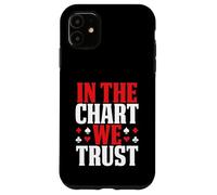 In The Chart We Trust Blackjack Basic Strategy Card Player Case for iPhone 11