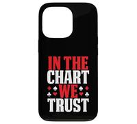 In The Chart We Trust Blackjack Basic Strategy Card Player Case for iPhone 13 Pro