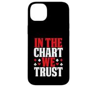 In The Chart We Trust Blackjack Basic Strategy Card Player Case for iPhone 14 Plus