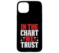 In The Chart We Trust Blackjack Basic Strategy Card Player Case for iPhone 15 Plus