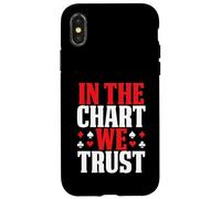 In The Chart We Trust Blackjack Basic Strategy Card Player Case for iPhone X/XS