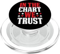 In The Chart We Trust Blackjack Basic Strategy Card Player PopSockets PopGrip for MagSafe