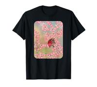 in The Cherry Blossoms/Cardinal Couple T-Shirt
