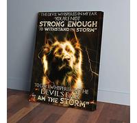 In The Devil’s Ears I Am The Storm German Shepherd Canvas Prints