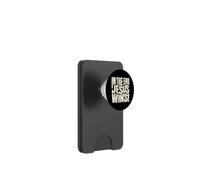 In The End Jesus Wins - Christian Quote PopSockets PopWallet for MagSafe