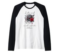 In the End We All Want the Villain Dark Romance Smutty Book Raglan Baseball Tee