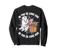 In The ER Code Boo Emergency Room Nurse Spooky Halloween Sweatshirt