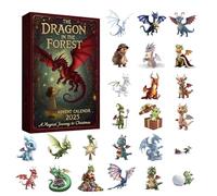 In the Forest 2025 Advent Calendar with 24 Collectible Figures Magical for Kids Adults