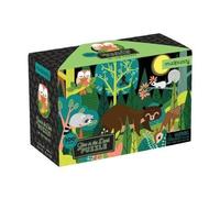 Bertoy 355402 Glow in Dark Puzzle, In the Forest, 100 Pieces