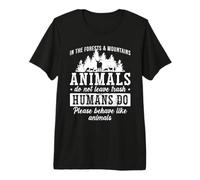 in The Forests & Mountains Conserve Wildlife Conservationist Premium T-Shirt