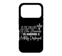 In The Gallery Of The Heavens, His Handiwork Is Artful Bible Case for iPhone 17 Pro