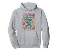 In The Garden He Walks With Me And He Talks With Me Pullover Hoodie