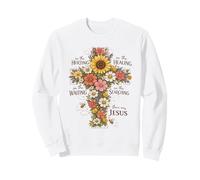 In The Hurting Healing Waiting Searching Jesus Cross Sweatshirt