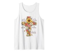 in The Hurting Healing Waiting Searching Jesus Cross Tank Top