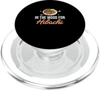 In The Mood For Hibachi Teppanyaki Japanese Cook Hibachi Fan PopSockets PopGrip for MagSafe