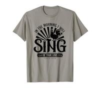 in The Morning I Will Sing of Your Love Psalm 59:16 T-Shirt