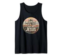 in The Morning When I Rising Give Me Jesus Prayer Design Tank Top