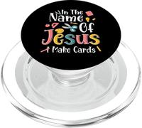 In The Name Of Jesus I Take Cards Funny PopSockets PopGrip for MagSafe