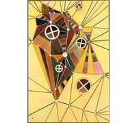 In the Network - Wassily Kandinsky -1927 by Wassily Kandinsky, 12x8"(A4) Poster Print