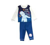 In the Night Garden Boys Nightwear Pyjamas for Kids, 2 Piece Set featuring Igglepiggle, Blue, Age 12-18 Months