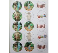 In The Night Garden Edible Icing Cupcake Toppers, 12 Pack, 2 Inch Round, Various Designs