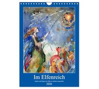 In the realm of elves - the magic and enchantment of elves in beautiful watercolors UK-Version (Wall Calendar 2026 DIN A4 Portrait), CALVENDO 12 Month Wall Calendar