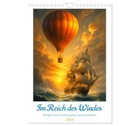 In the realm of the wind UK-Version (Wall Calendar 2026 DIN A4 Portrait), CALVENDO 12 Month Wall Calendar