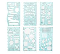 In The Slightest - Journal Stencils, Planner Stencils, Notebook, Diary, Journaling, Bullet Journaling Supplies, Notebook, DIY Drawing, Hard Plastic, Planner Accessories - Seaglass