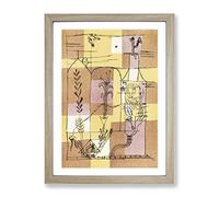In The Spirit Of Hoffmann By Paul Klee Classic Painting Framed Print | A4 Oak Framed Wall Art | Ready to Hang | Classic Historical Picture | Living Room Bedroom Lounge Office