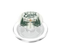 in The Stillness The Earth Speaks Nature Mountain Camping PopSockets PopGrip for MagSafe