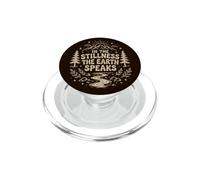 in The Stillness The Earth Speaks Nature Mountain Camping PopSockets PopGrip for MagSafe