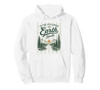 in The Stillness The Earth Speaks Nature Mountain Camping Pullover Hoodie