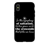 In the Symphony of Salvation His Grace is the Crescendo Case for iPhone X/XS