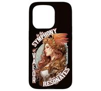In the Symphony of Valor Art Nouveau Valkyrie Case for iPhone 15 Pro
