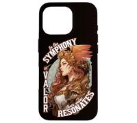 In the Symphony of Valor Art Nouveau Valkyrie Case for iPhone 16 Pro