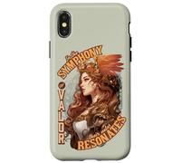 In the Symphony of Valor Art Nouveau Valkyrie Case for iPhone X/XS
