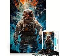 In The Unknown Jigsaw 1000 Pieces for Teenagers Logic Skill Precise Edge Family Bond Ideal Decor (50x75cm)