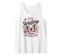 in The Waiting God is Working Butterfly Faith Tank Top