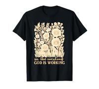 in The Waiting - God is Working Christian Bible Verse T-Shirt