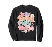In the Waiting God is Working Christian Praying Bible Mother Sweatshirt
