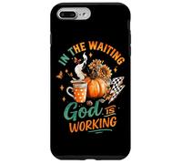 In The Waiting God Is Working Cozy Fall Mug Case for iPhone 7 Plus/8 Plus