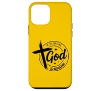 In The Waiting God Is Working Inspirational Christian Faith Case for iPhone 12 mini