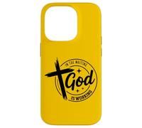 In The Waiting God Is Working Inspirational Christian Faith Case for iPhone 14 Pro
